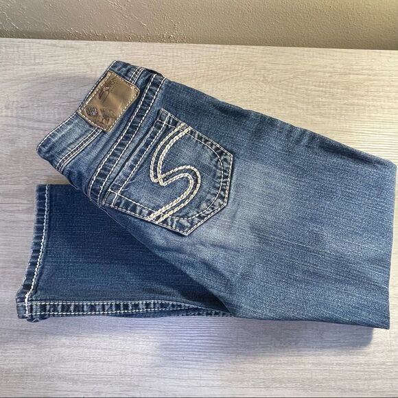 Silver Natsuki Capri Jeans - Picture 1 of 9